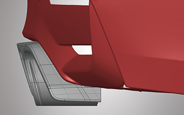 CAD Design Diffuser for BMW M4