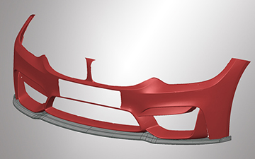 CAD Design Front Spoiler for BMW M4