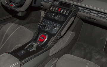 Center Console Carbon Fiber Covers for Huracan