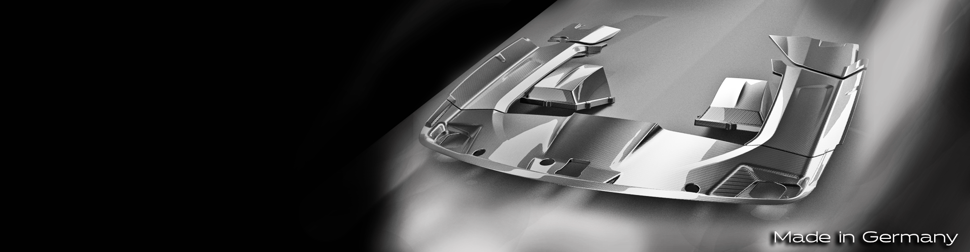Mercedes SLS Full Carbon Engine Compartment Cover